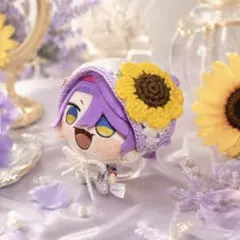 にじまるっと　バブーシュカ　ヘッドドレス　　ぬい服　ちびぐるみのサムネイル