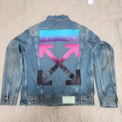 OFF-WHITE デニム ジャケット アロー XL オフホワイトのサムネイル
