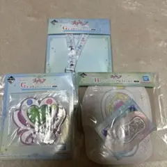 プリキュア　一番くじ　G賞　H賞　ハートキャッチ　コースター　ステッカー　セット