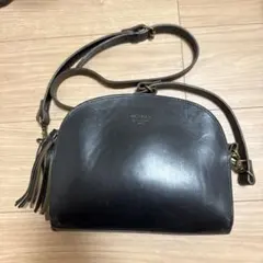 TIDEWAY ショルダーバッグ ブラック　ハーフムーン