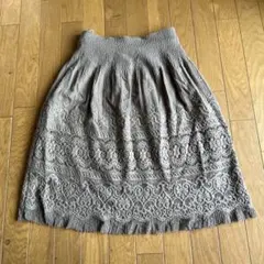 レース調スカート　コムサマチュア(未使用品)