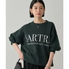 新品未使用！タグ付きLoungedress刺繍ロゴニット　グリーン