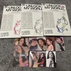 fromis_9 UNLOCK MY WORLD 3枚セット