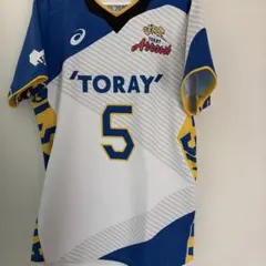 ASICS 東レアローズ 実践ユニフォーム 5番