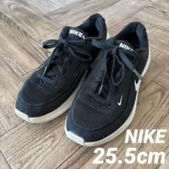 25.5cm NIKE スニーカー ブラック ホワイト 黒 白