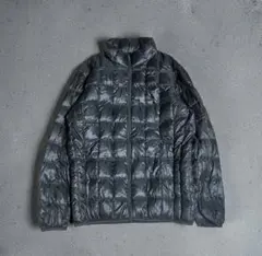 y2k old UNIQLO 短丈ダウン グレー モンベル archive