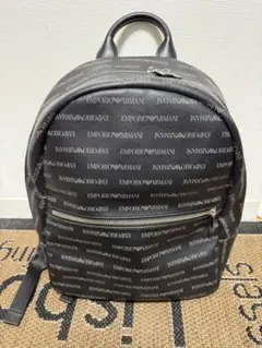 EMPORIO ARMANI ロゴバックパック ブラックのサムネイル