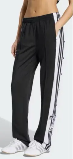 ②adidas アディダス　アディブレイクパンツxs サイドスナップボタンパンツ