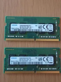 Samsung ノートPC用メモリ 4GB 2枚セット PC4-2666V - メルカリ