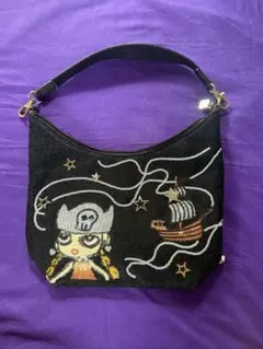Lyre リタちゃん トートバッグ ニューヨーク スパンコール 2way 黒 