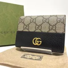 美品】GUCCI GGスプリーム マーモント 2つ折り財布 658610 - メルカリ