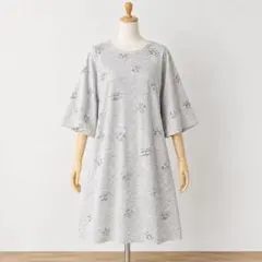 Ange Charme ルームウェア くま柄 グレー M 辻ちゃんコラボ
