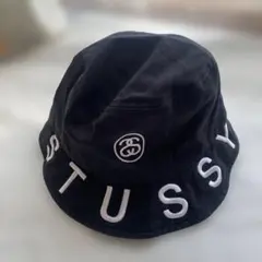 STUSSY バケットハット ブラック