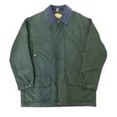 90s Woolrich ウールリッチ ナイロンコート 襟コーデュロイ 古着
