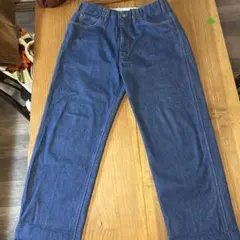 WEST OVER ALLSストレートデニムパンツ 青