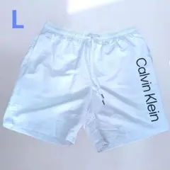 カルバンクライン ロゴ スイムウェア M ホワイト 水着 - メルカリ
