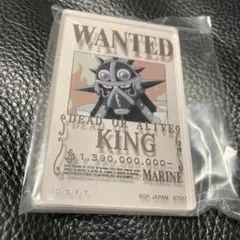 一番くじ　ワンピース　G賞 アクリルブロック　キング　手配書