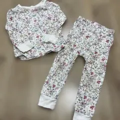 under the stars 花柄ベビーパジャマ 90㎝