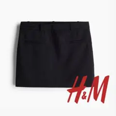 H&M エイチアンドエム タイトスカート　ミニスカート　ブラック　黒