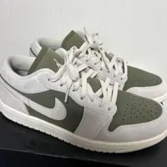 Nike Air Jordan 1 Low グレー/オリーブ