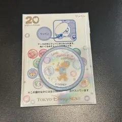 ダッフィー＆フレンズ　20周年カラフルハピネス　ワッペン シール ダッフィー