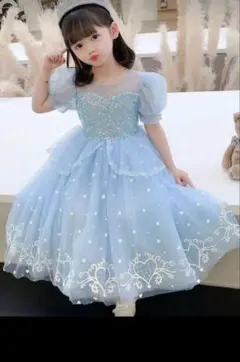 プリンセスドレス水色