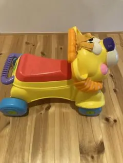 Xxx廃盤品xxxFISHER PRICE おして！のって！ライオンくん状態良品