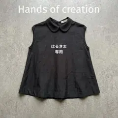 Hands of creation 丸襟ノースリブラウス FREE SIZEのサムネイル