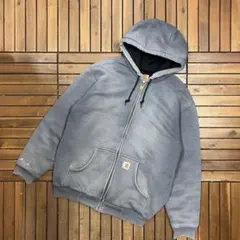 鬼フェード Carhartt サーマルパーカー カーボンヘザー VINTAGE