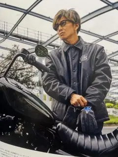 ROLLER Suade LEATHER COACH JACKET キムタク着