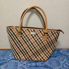 DAKS ダックス ハンドバック チェック柄 キャンパス地 レディースのサムネイル