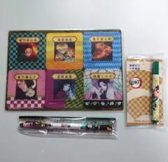 【新品未使用】進研ゼミ✕鬼滅の刃　全集中！しおりクリップ　２色ペン★