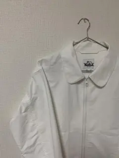 woolrich ウールリッチ ジャケット ホワイト 丸襟 ブルゾン ドリズラー