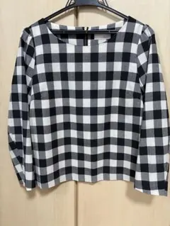 テチチ　ギンガムチェック ブラウス