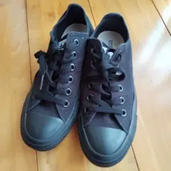 CONVERSE ブラックキャンバススニーカー