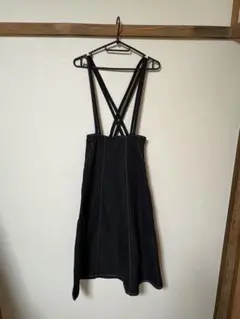 OLIVE des OLIVE サロペット編み上げスカート