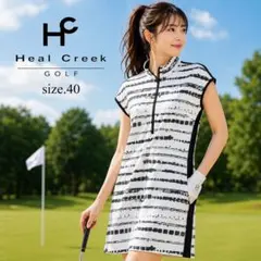 美品　healcreek GOLF ゴルフウェア　ワンピースのサムネイル