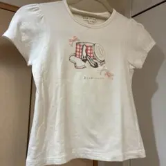KUMIKYOKU 半袖Tシャツ ホワイト 140cmのサムネイル