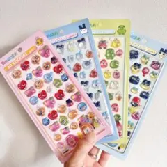 たまごっち　ぷくぷく　ボンボンドロップシール　4枚セット