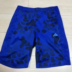 アディダスハーフパンツ150サイズ　子供用　青