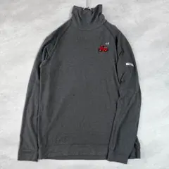 マスターバニーエディション グレー タートルネックトップス バイクワンポイント