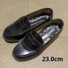 CEDAR CREST ブラック ローファー 23.0cm 3E