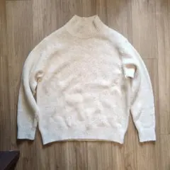 ユニクロ jw anderson スフレヤーンモックネックセーター Lサイズ