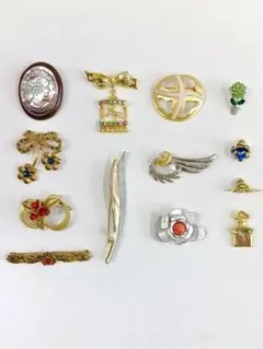 ブローチ ピンバッジ 13点まとめ