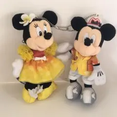 ミッキーミニーぬいぐるみバッジ【2010ミッドサマーナイトパニック】