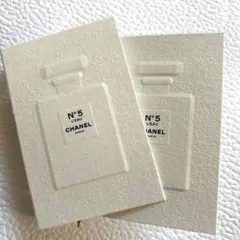 新品CHANEL No.5 ロー オードゥ トワレット 1.5ml ×2サンプル