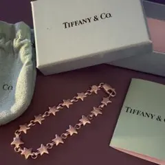 廃盤 Tiffany パフスター ブレスレット 925 シルバー 星 シルバーのサムネイル