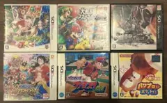3DS/DS ソフトまとめ売り(6点セット)