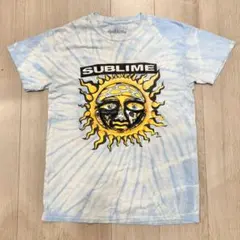 Sublime タイダイ Tシャツ バンドT サンロゴ　サブライム　青　古着　Mのサムネイル