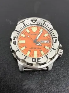 SEIKO　オレンジ文字盤 クォーツ腕時計 ステンレスバンド SEIKO オレンジ文字盤 クォーツ腕時計 ステンレスバンド - メルカリ